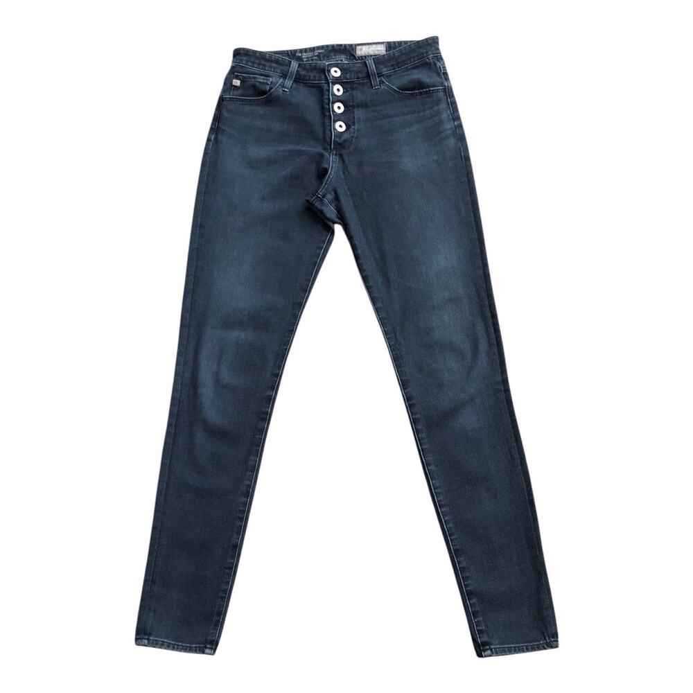 AG Adriano Goldschmied Farrah Skinny Button Up High Rise Contour 360 Jeans 28R